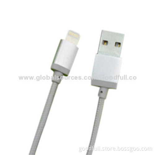 Aluminum Alloy Cable with USB2.0 Interface with RoHS, CE Marks